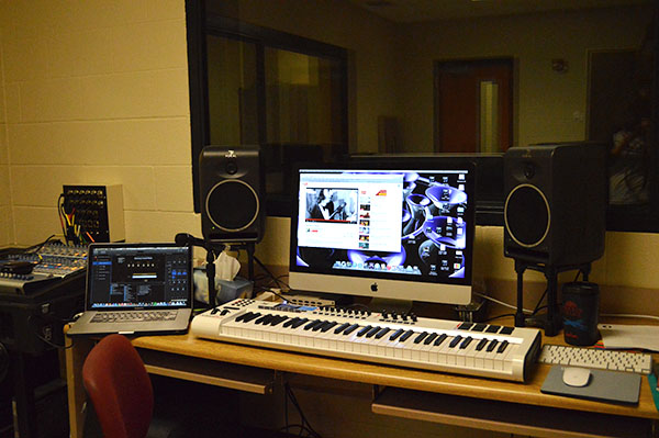 New studio built for recording arts students