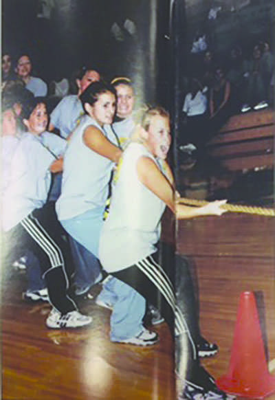 2000: The Mini Olympics was held in the gym for the first time in 2000 due to rain.