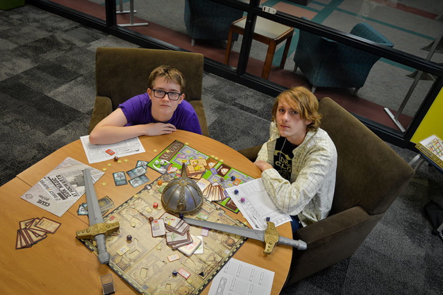 Juniors Alexander Knuckles and Thadeus Shipley are two of the founders NHS’s Dungeons and Dragons club, reintroducing the club in 2018, the team of students was excited to bring the tabletop game to NHS.