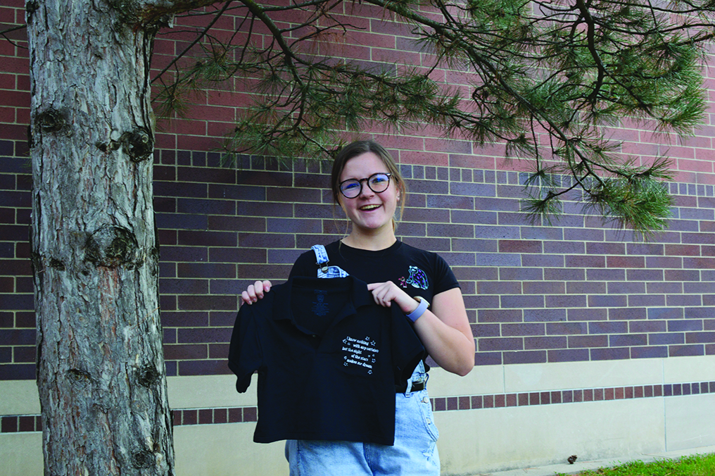 Just keep stitchin’: NHS senior Delaney Shoemaker is building her new embroidery business one stitch at a time