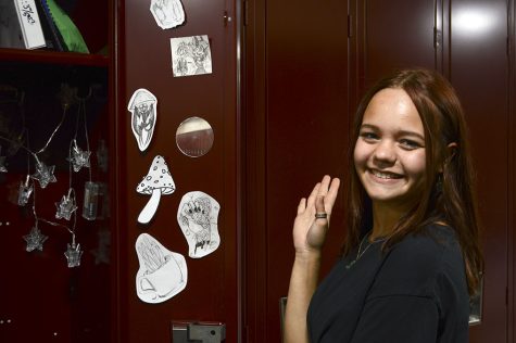 Finding your voice: NHS students express themselves through locker decorations