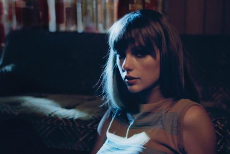 Taylor Swift prior to the release of her Midnights album. Originally used for The Rolling Stones website.