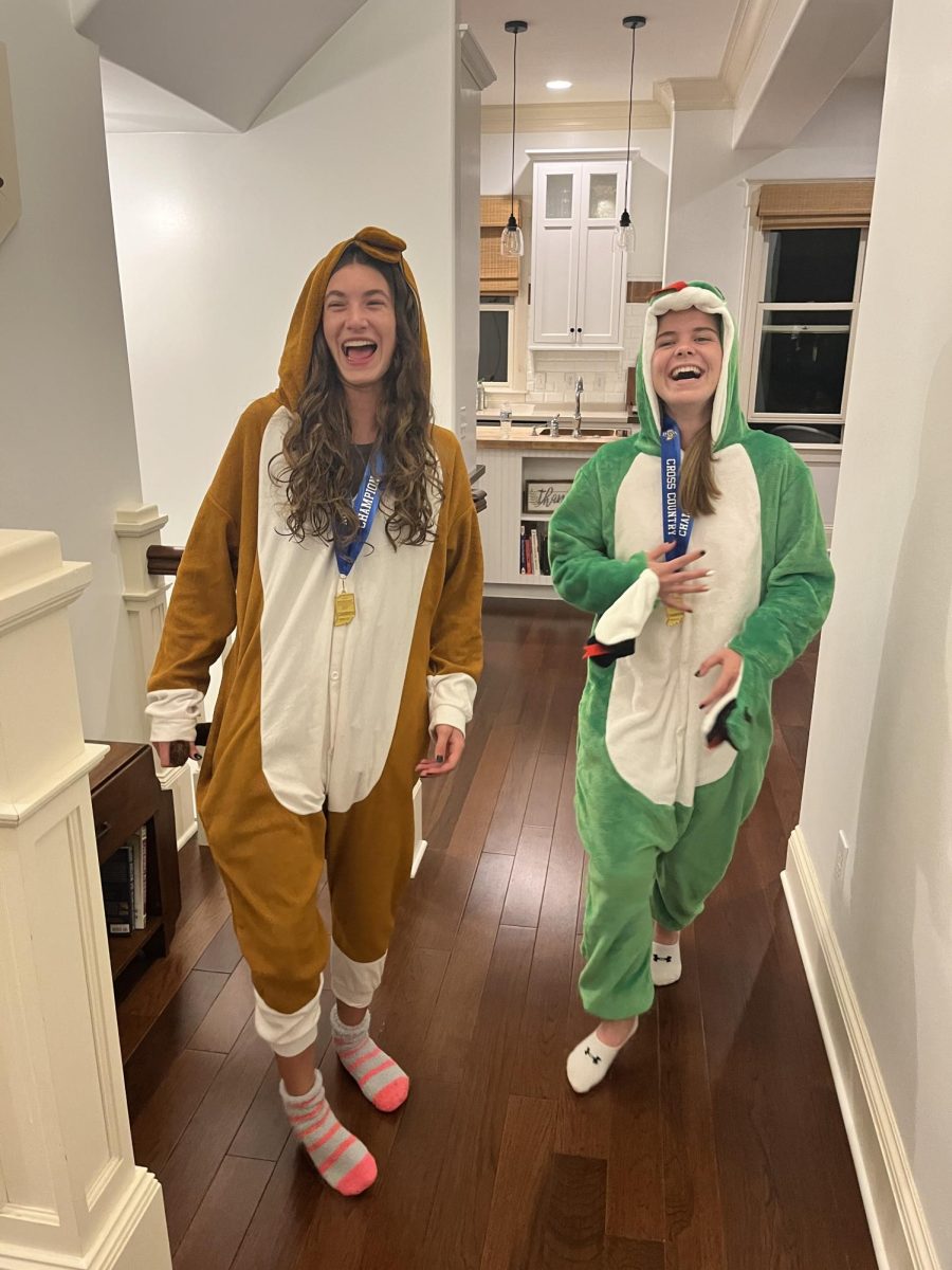 Perez and Applegate’s friendship is just as strong outside of their sport as it is inside of their sport. For Halloween, they dressed up as the Snake (Applegate, right) and the Stallion (Perez, left). Provided by Nadia Perez.