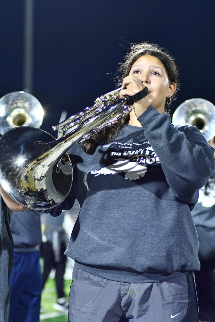 Along with her other extracurriculars, Broviak has participated in Noblesville’s band program since sixth grade. She currently plays the French horn in the Marching Millers and the NHS Symphonic Orchestra.
